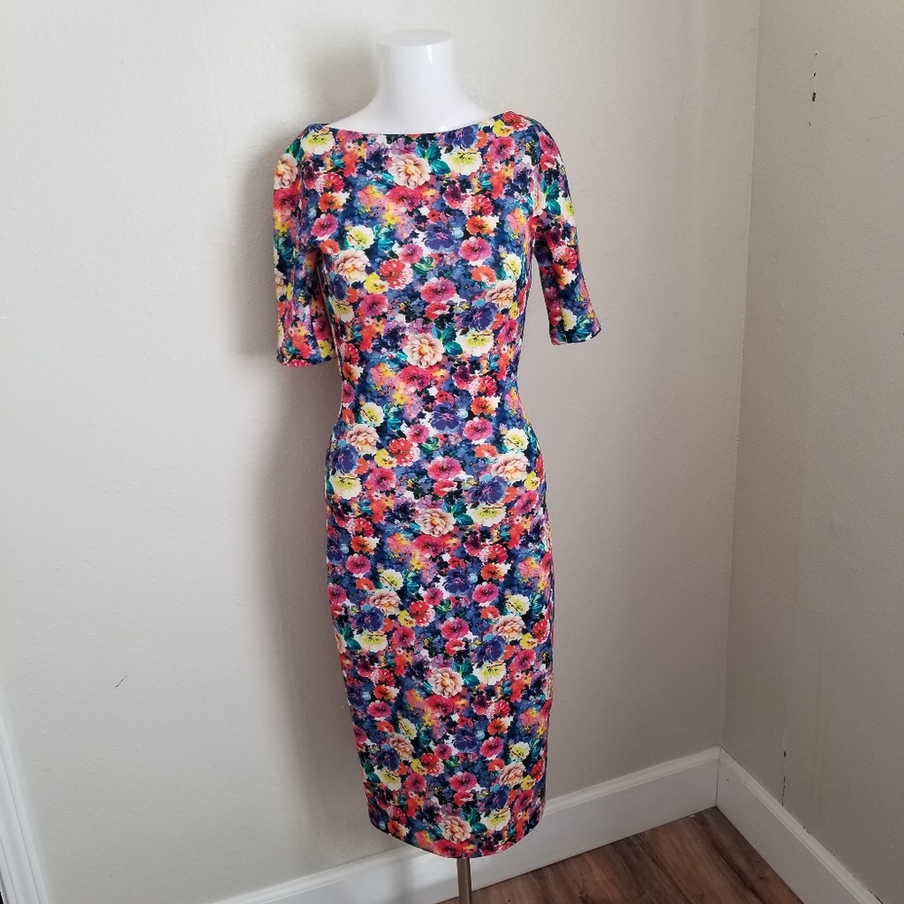 Zara women's floral dress XS